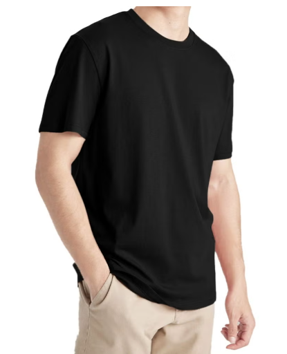 Relaxed Fit T-shirt For Men – Cotton - Half Sleeves Crew Neck Tee